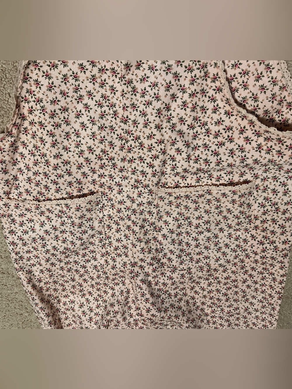 Storia Pink Floral Overalls - Picture 4 of 7